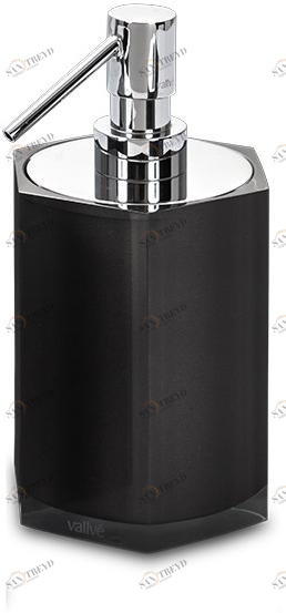 Vallvé Дозатор мыла из смолы Carbon hexa 0050711