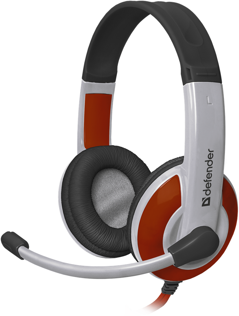 64098 игровая гарнитура warhead g-120 красный + белый, кабель 2 м Defender Santreyd 