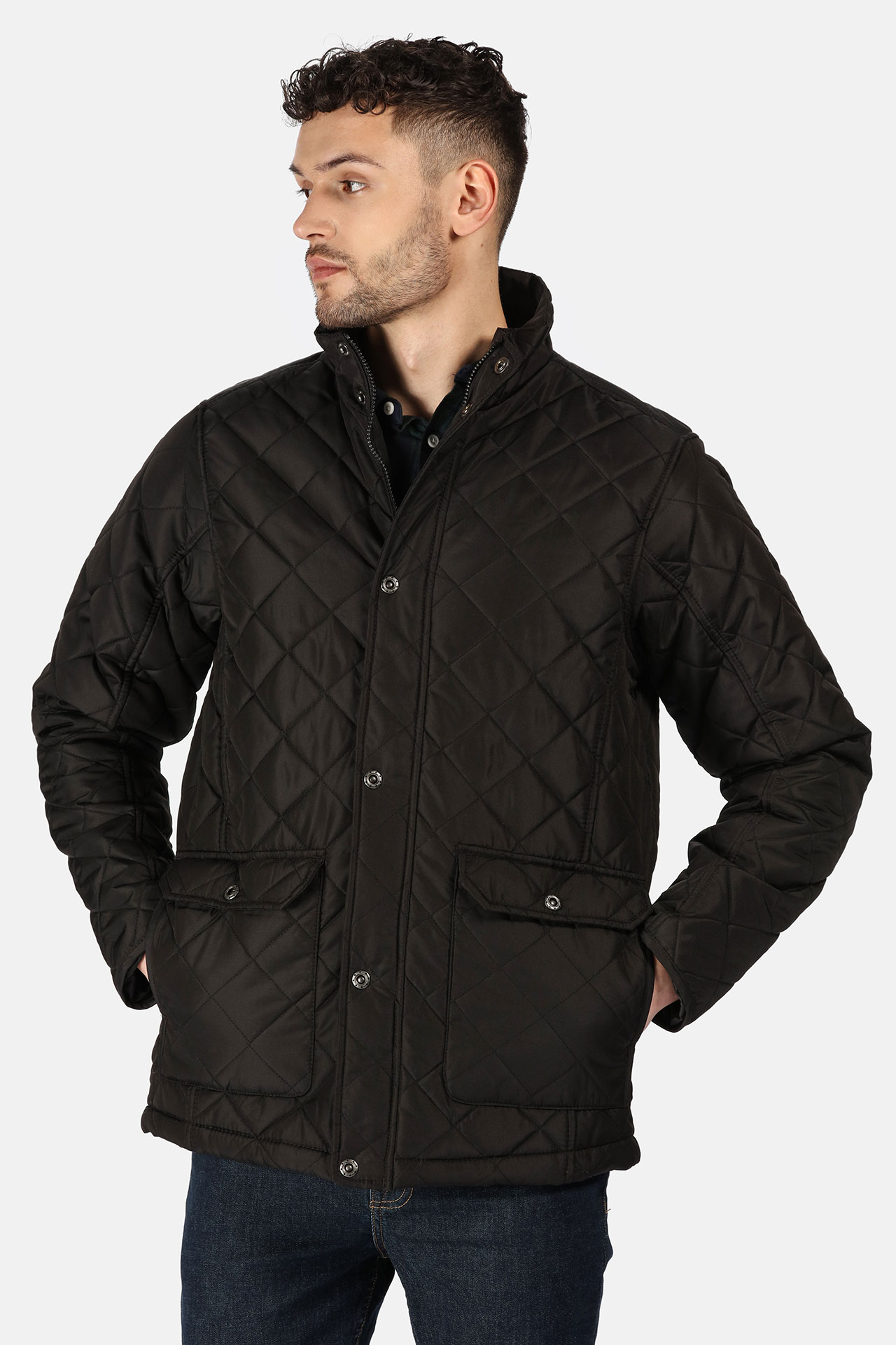 5042265 Куртка РЕГАТТА ПРОФЕШИОНАЛ ТАЙЛЕР утепленная черная  Демисезонная одежда размер S (44-46) Спецодежда  - Вид №2