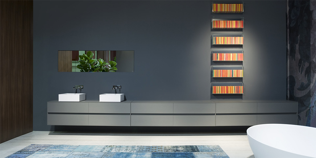 BLOKKO2 Накладная раковина на столешницу  овальная Antoniolupi  - Вид №1