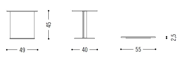 Пластиковый журнальный столик COR Siwa ARCH-00120358 - Вид №2