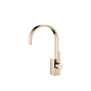 MEM Смеситель для раковины, однорычажный, без донного клапана - Шампанское (Золото 22 карата)