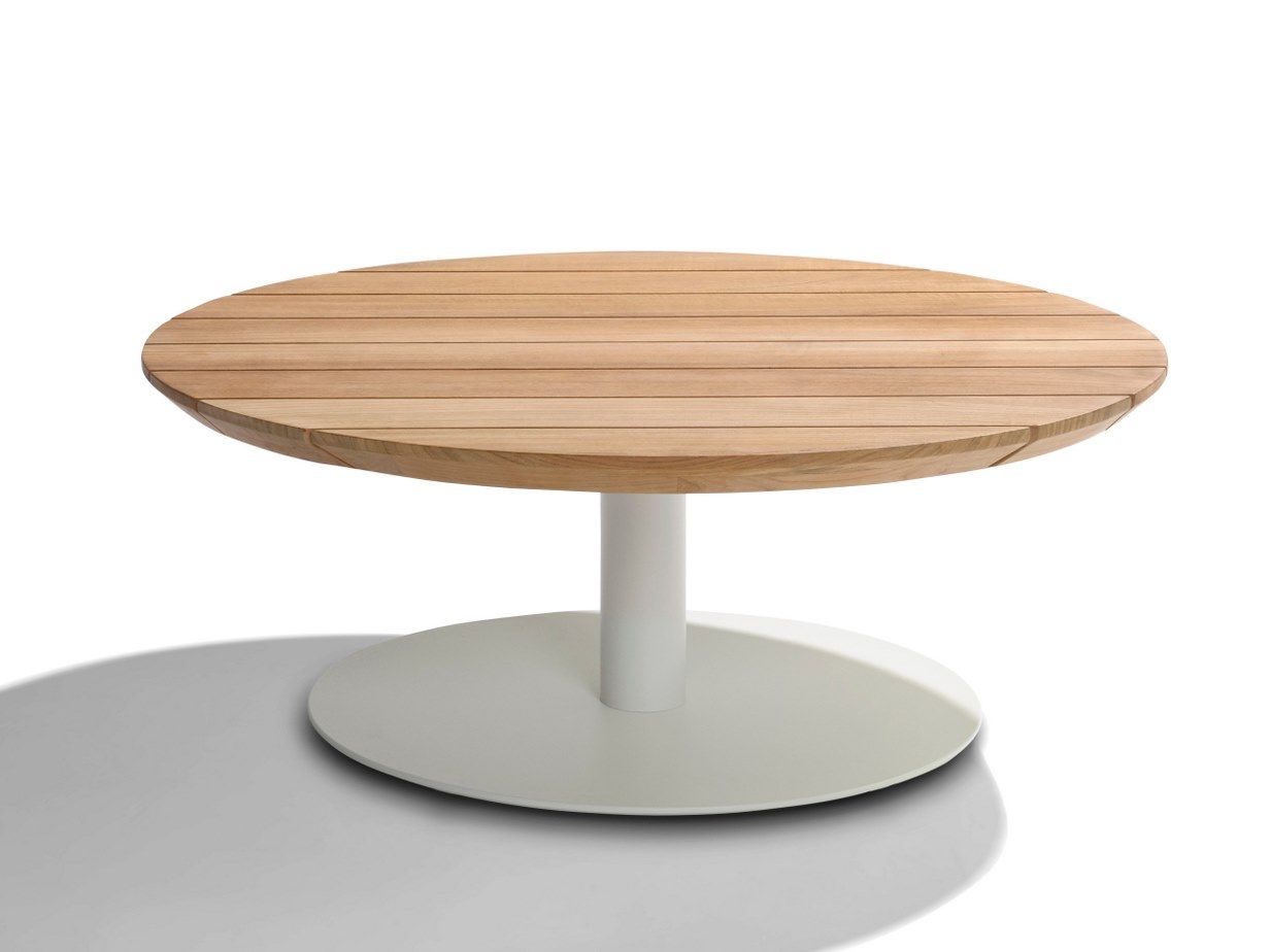 Круглый низкий стол из тикового дерева TRIBÙ T-Table ARCH-00066311 - Вид №2