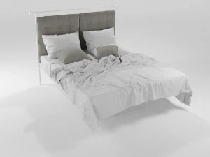 Barel Двуспальная кровать с мягким изголовьем