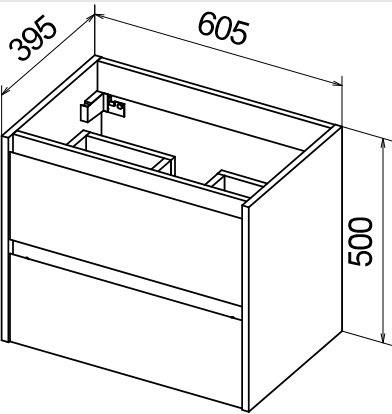 Мебель для ванной комнаты BelBagno KRAFT 39-600 Rovere Tabacco  - Вид №2