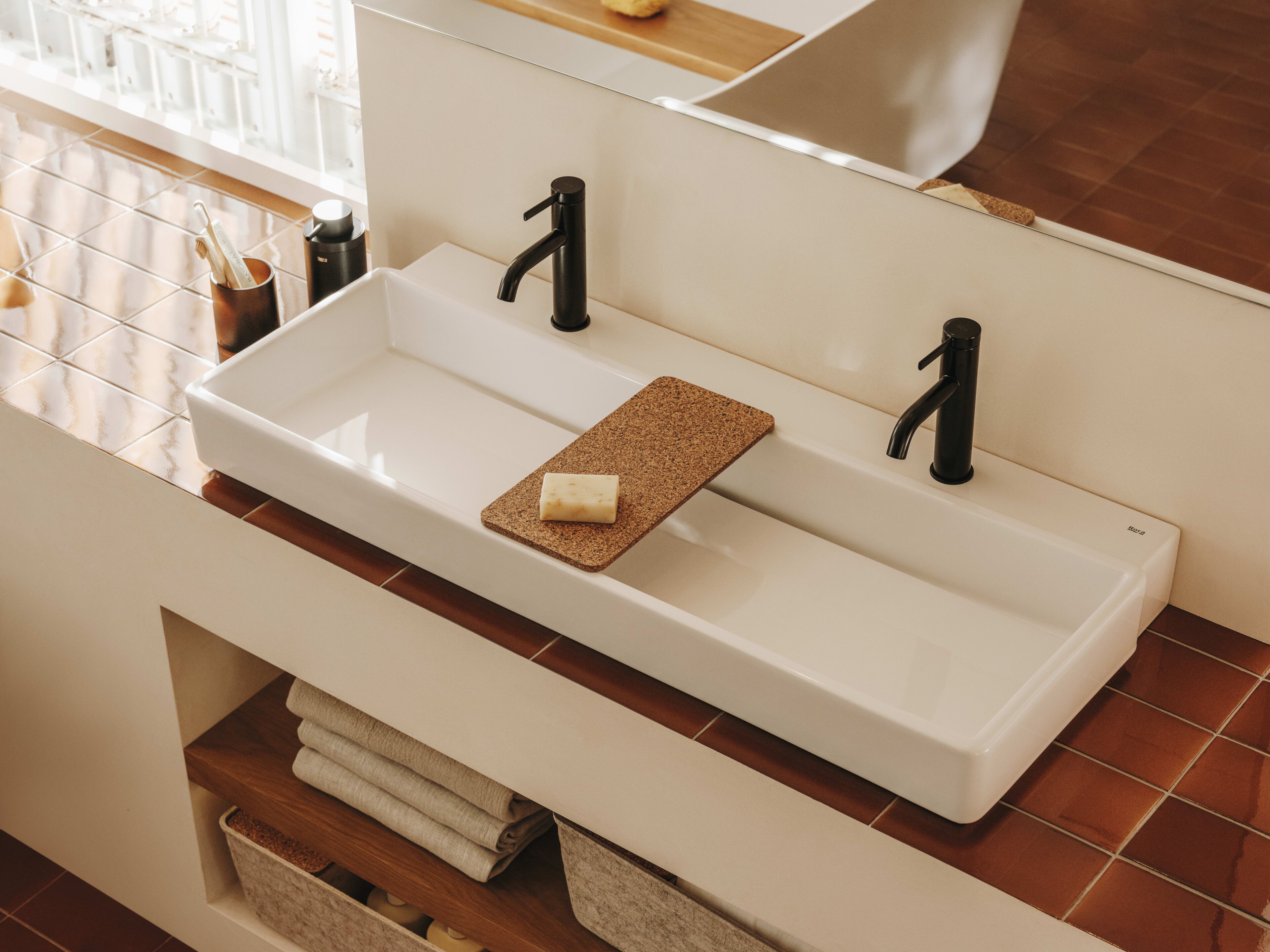 Пластиковая механическая туалетная панель управления Roca PL10 DUAL (ONE) A890189 ARCH-00145383 - Вид №4