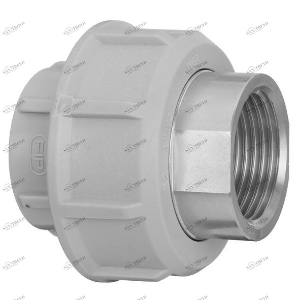 SANIT 72105502032 Адаптер соединение, PP на латуни, цилиндрическая трубка с внутренней резьбой для Heizelemenmuffenschweißen 