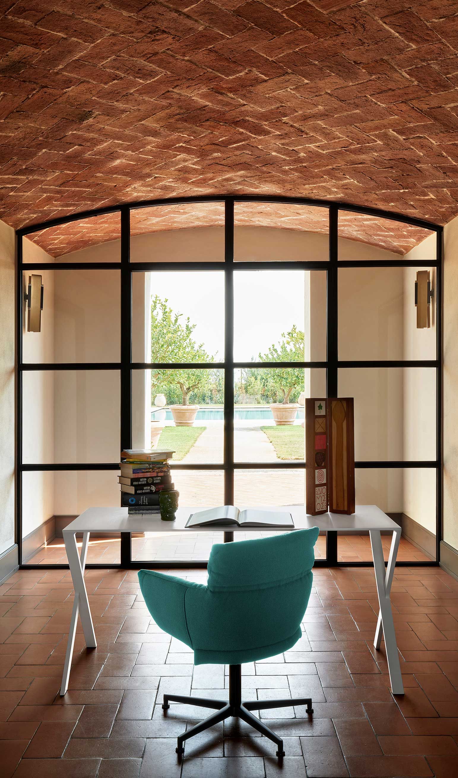 Кресло с основанием 5 спиц с колесами CAPPELLINI LUD’INA ARCH-00132318