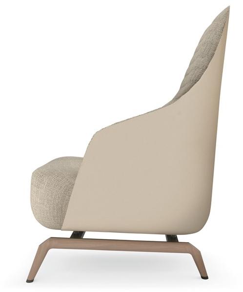 Giorgetti Кресло Bergere обитое тканью с подлокотниками sun-id-1380333 - Вид №1