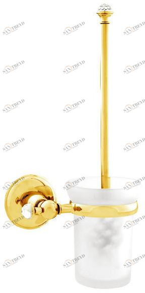 Bronces Mestre Ершик для унитаза из латуни с кристаллами swarovski® Retro sun-id-1452426