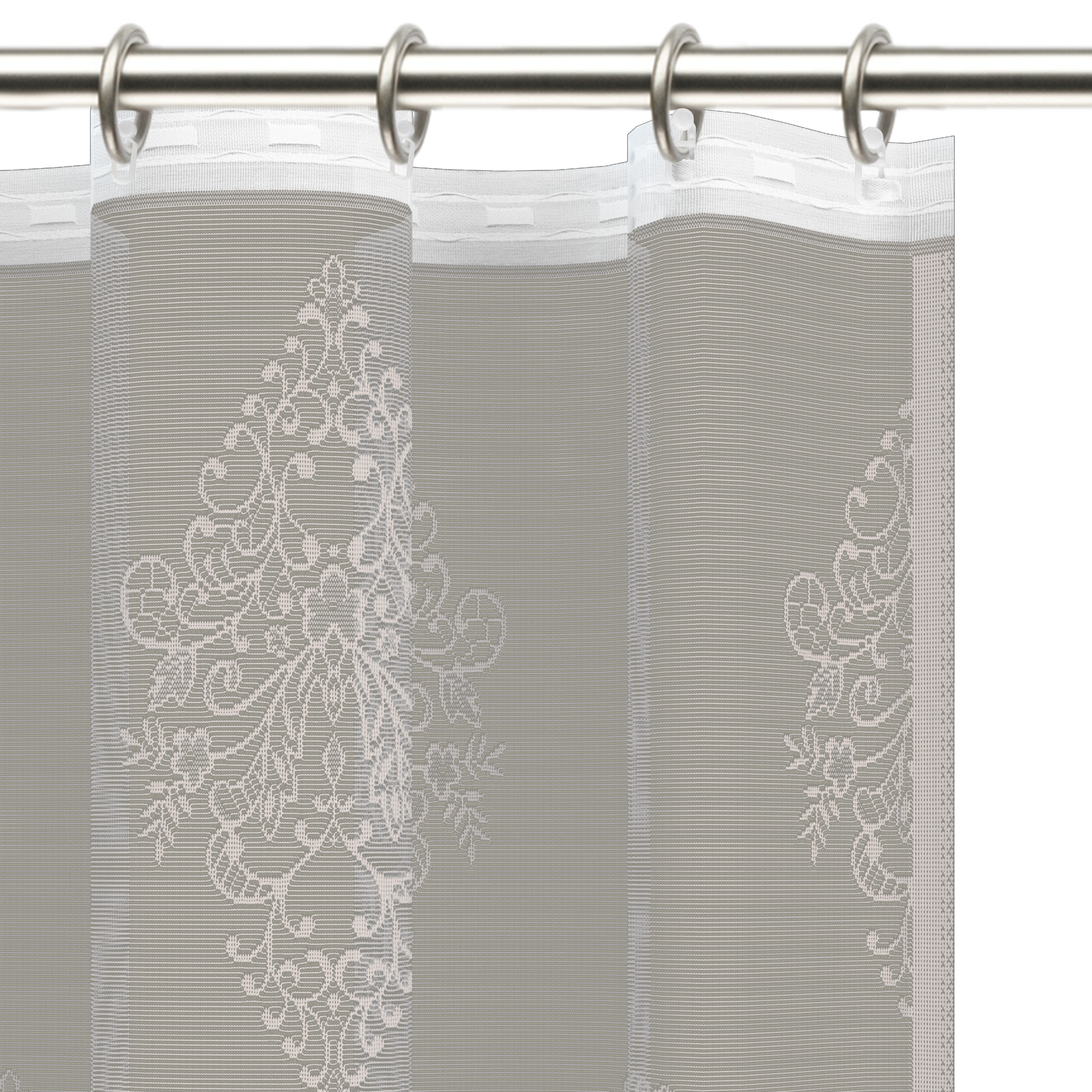 Santreyd Штора Шахерезада с вензелями 250х160 см экрю для кухни 89077304 STLM-0078036 - Вид №5