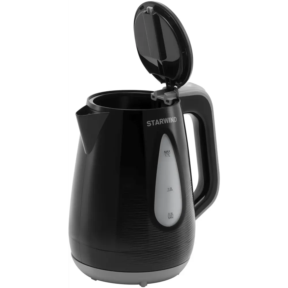 Электрический чайник Starwind SKP2316 1.7 л пластик цвет черный/серый Santreyd STLM-2175367 - Вид №1