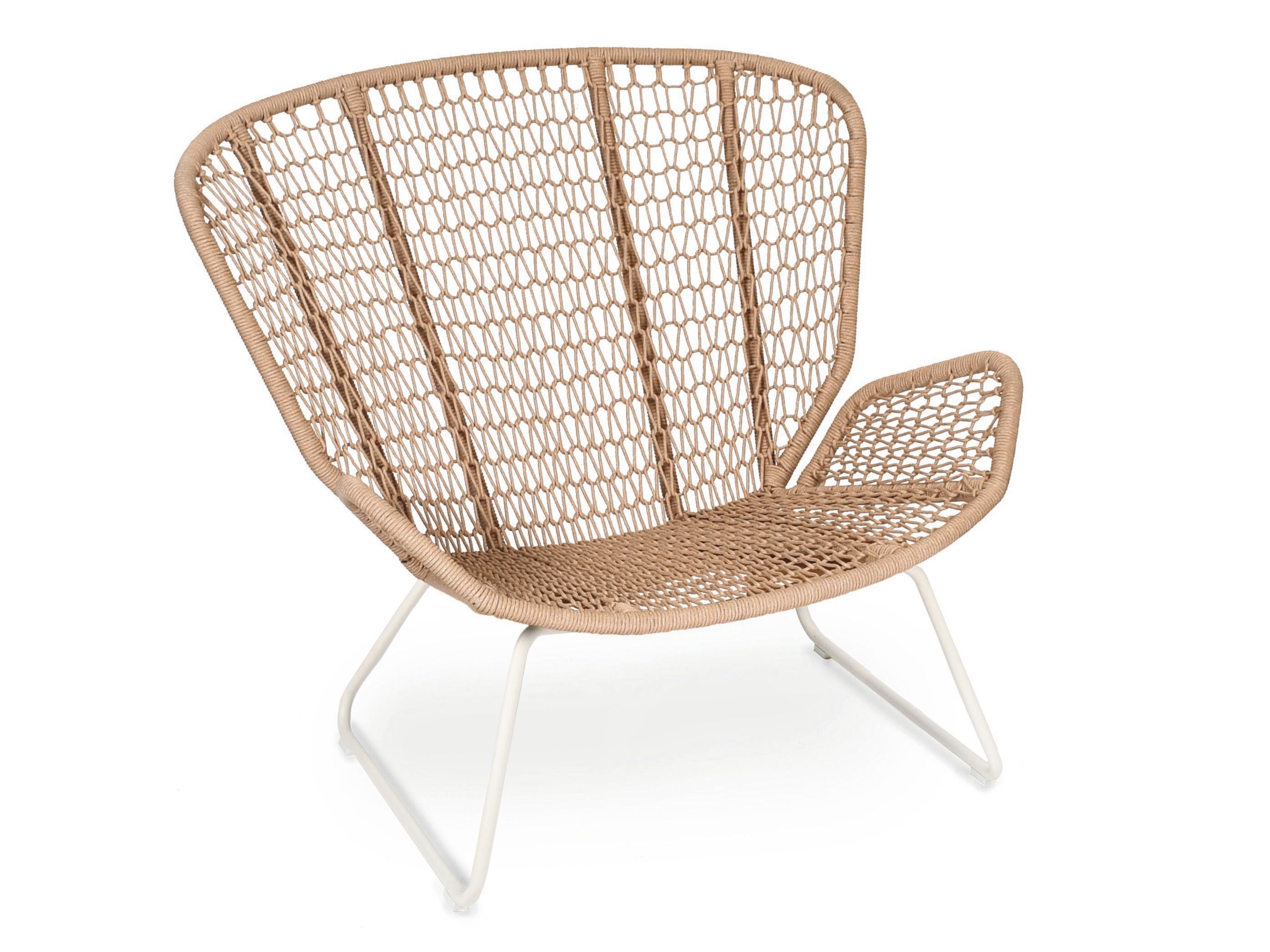 Тканевое садовое кресло с подлокотниками FISCHER MÖBEL Wing Light ARCH-00078282 - Вид №1