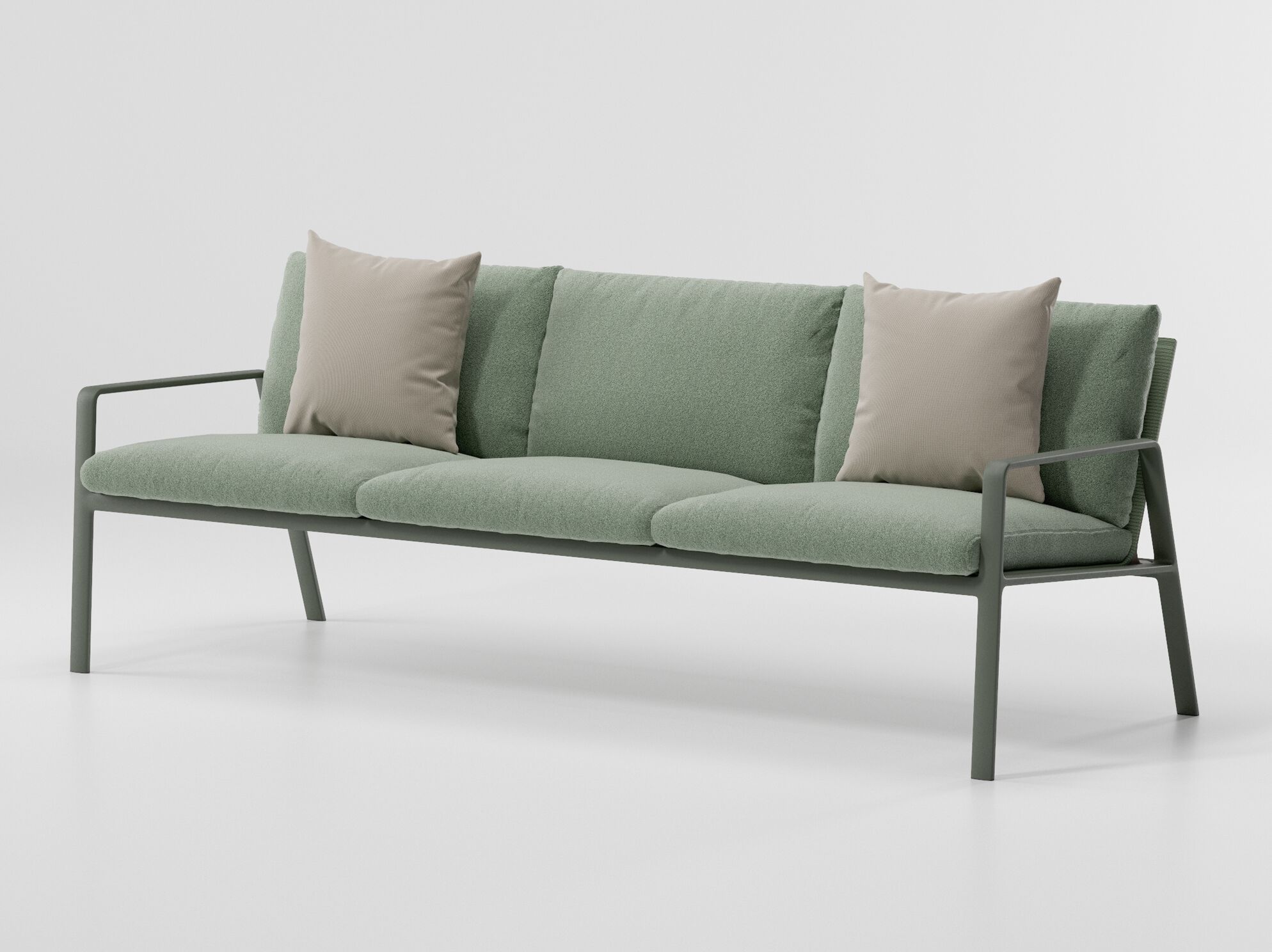 3-местный тканевый садовый диван Kettal Park Life ARCH-00080051