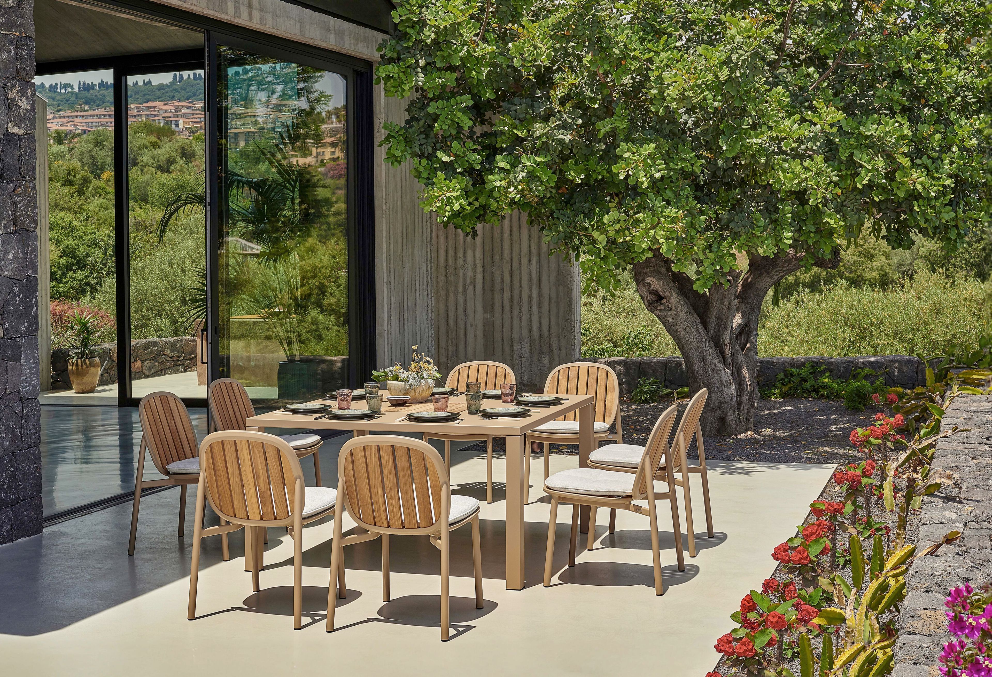 Стальной квадратный садовый стол emu Quadro ARCH-00090285 - Вид №5