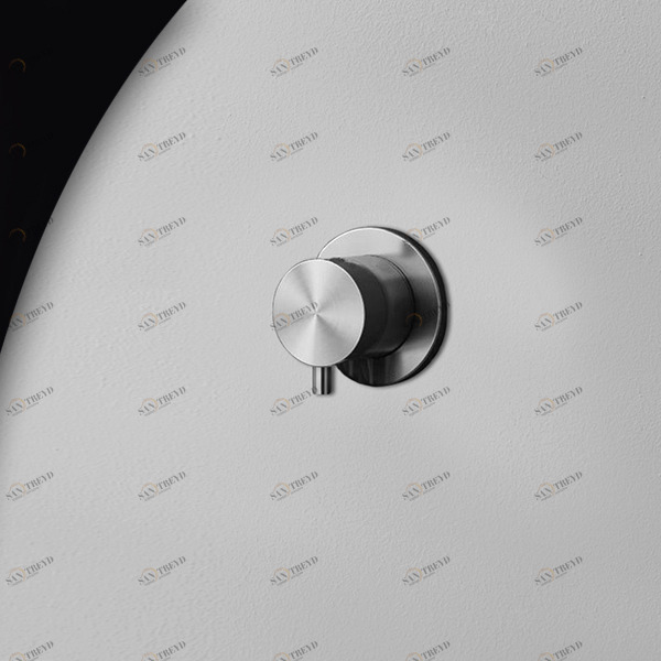 Смеситель для душа сталь матовая Hiro Radomonte HIR8S