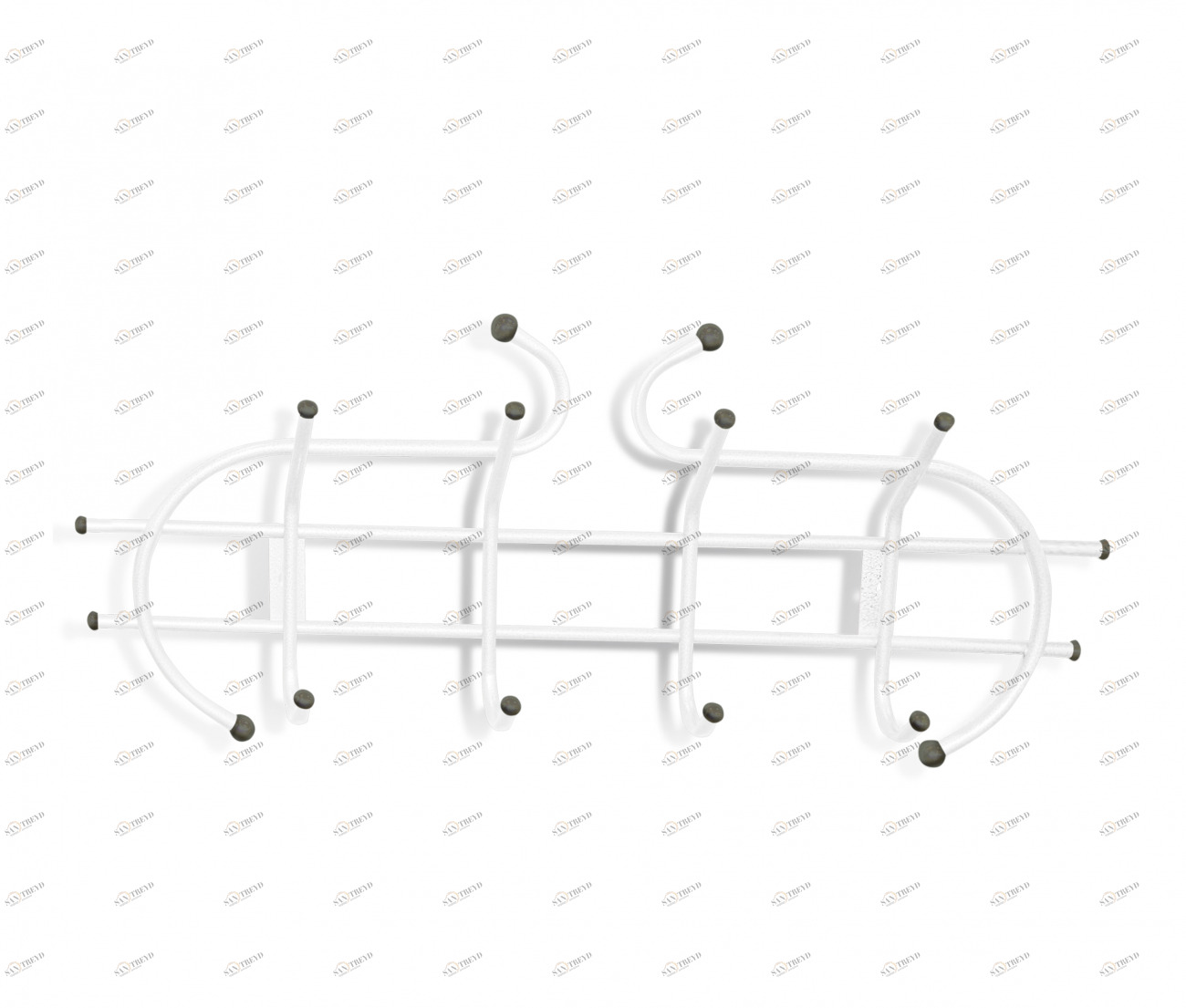 Вешалка Uyut бело-серая SHEFFILTON ДИЗАЙНЕРСКИЕ 015507 Белый;серый 