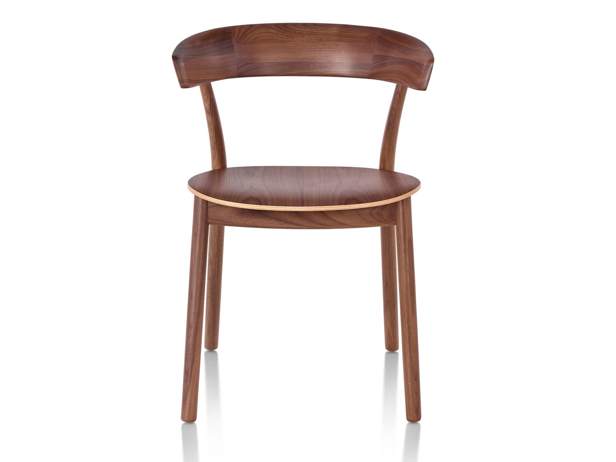 Деревянный стул с деревянной или металлической основой Herman Miller Leeway ARCH-00056285