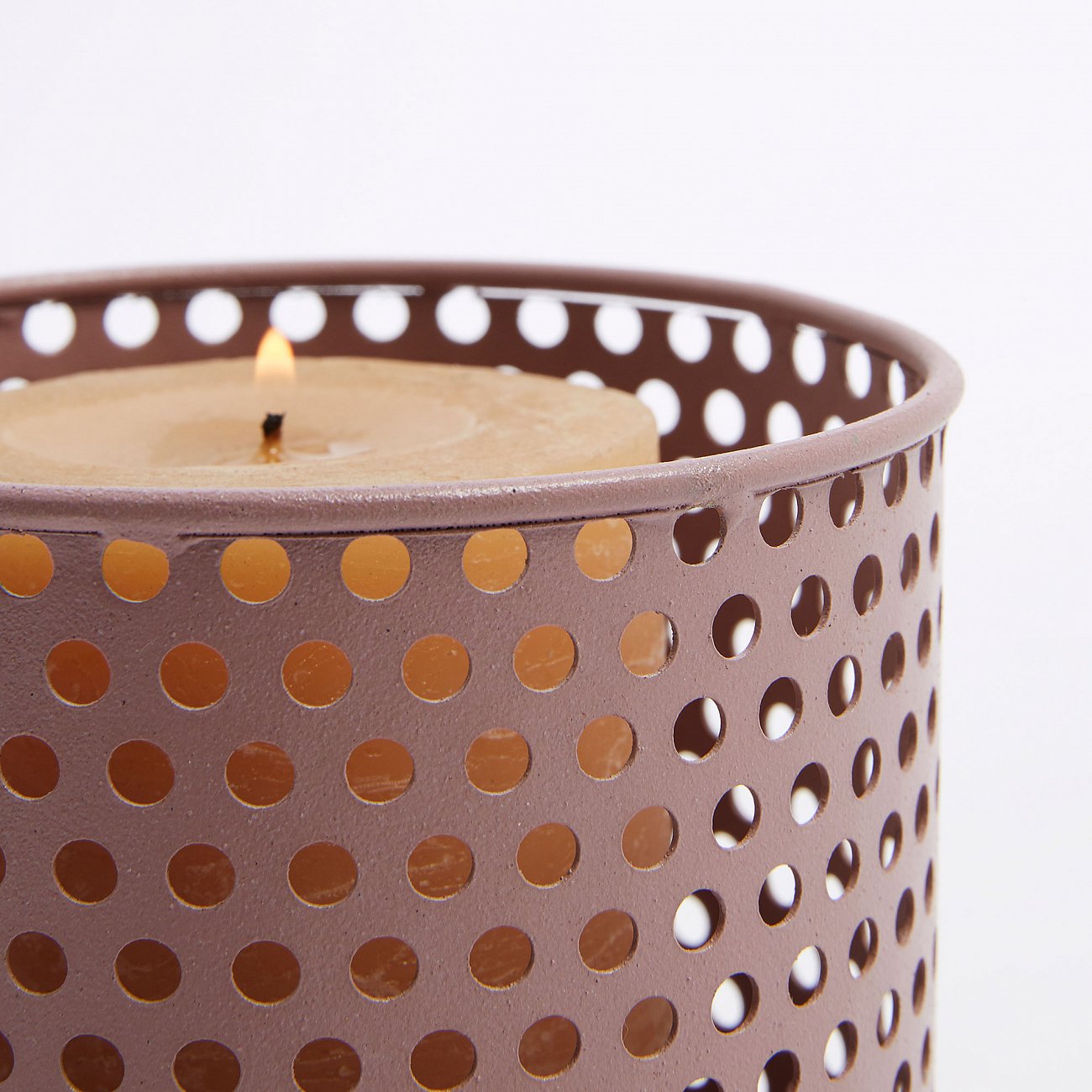 Подсвечник металлический розовый Erran от La Forma LA FORMA ERRAN 00-3865139 Розовый  - Вид №1