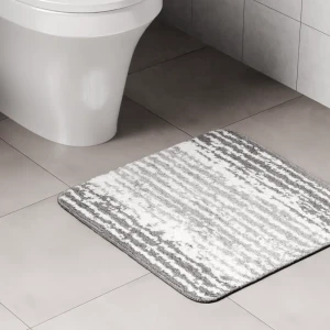 Коврик для туалета LEMER Wood White - мягкий и практичный 89384891