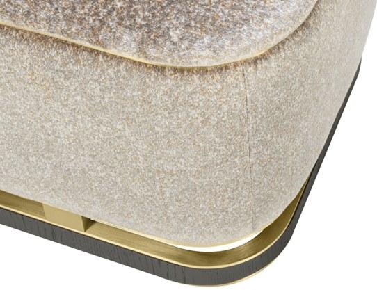 FRATO Квадратный пуф из ткани Ashi Fup240006abg - Вид №2