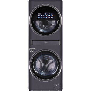 9171883 Стирально-сушильная машина HIBERG TOWER i-DD 107-612 Sd серый
