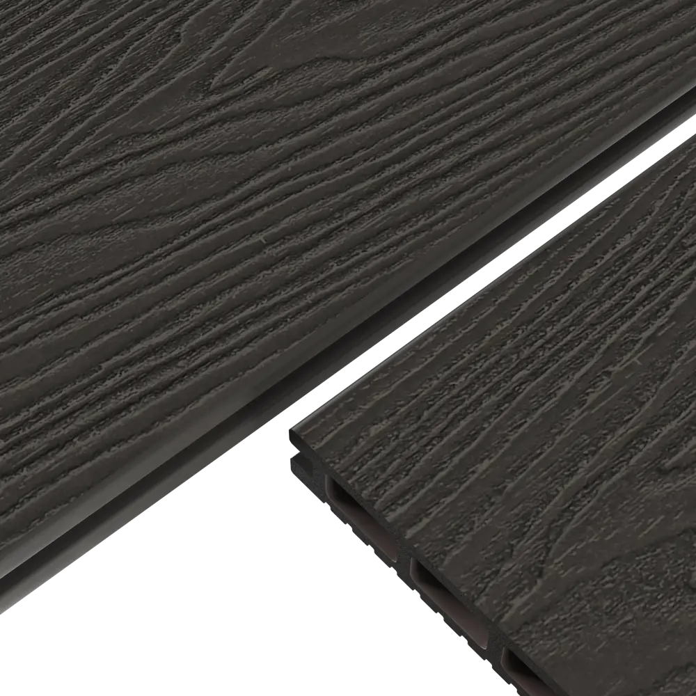 Террасная доска Holzhof Universal Венге 3000x150x18 мм - долговечное покрытие для улицы 89410473 STLM-1573603 - Вид №1