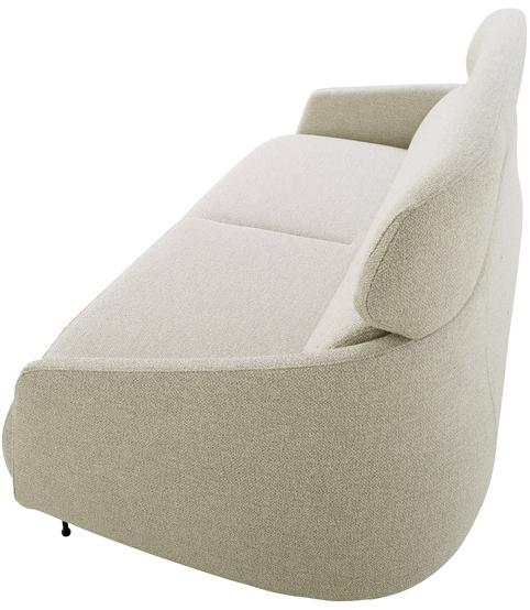 Ligne Roset 3-х местный тканевый диван с подголовником Okura 17100905 - Вид №3