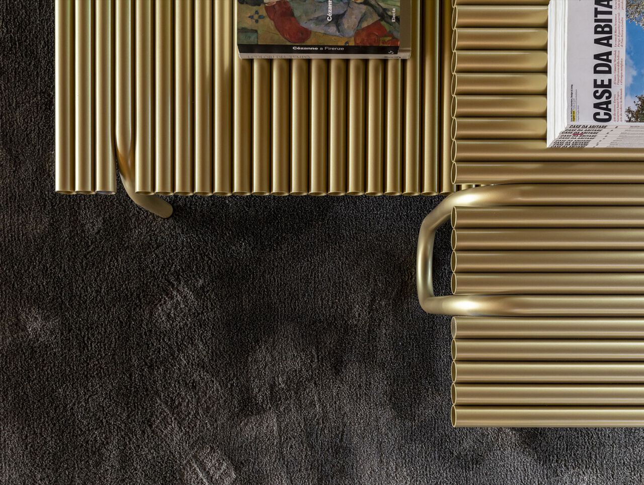 Квадратный металлический журнальный столик Mogg Pipelines ARCH-00004949 - Вид №6