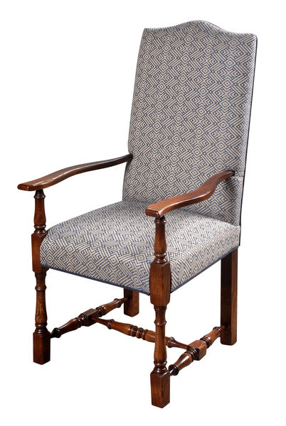 U902 Мягкий стул с повернутой ножкой ijlbrown  - Вид №1