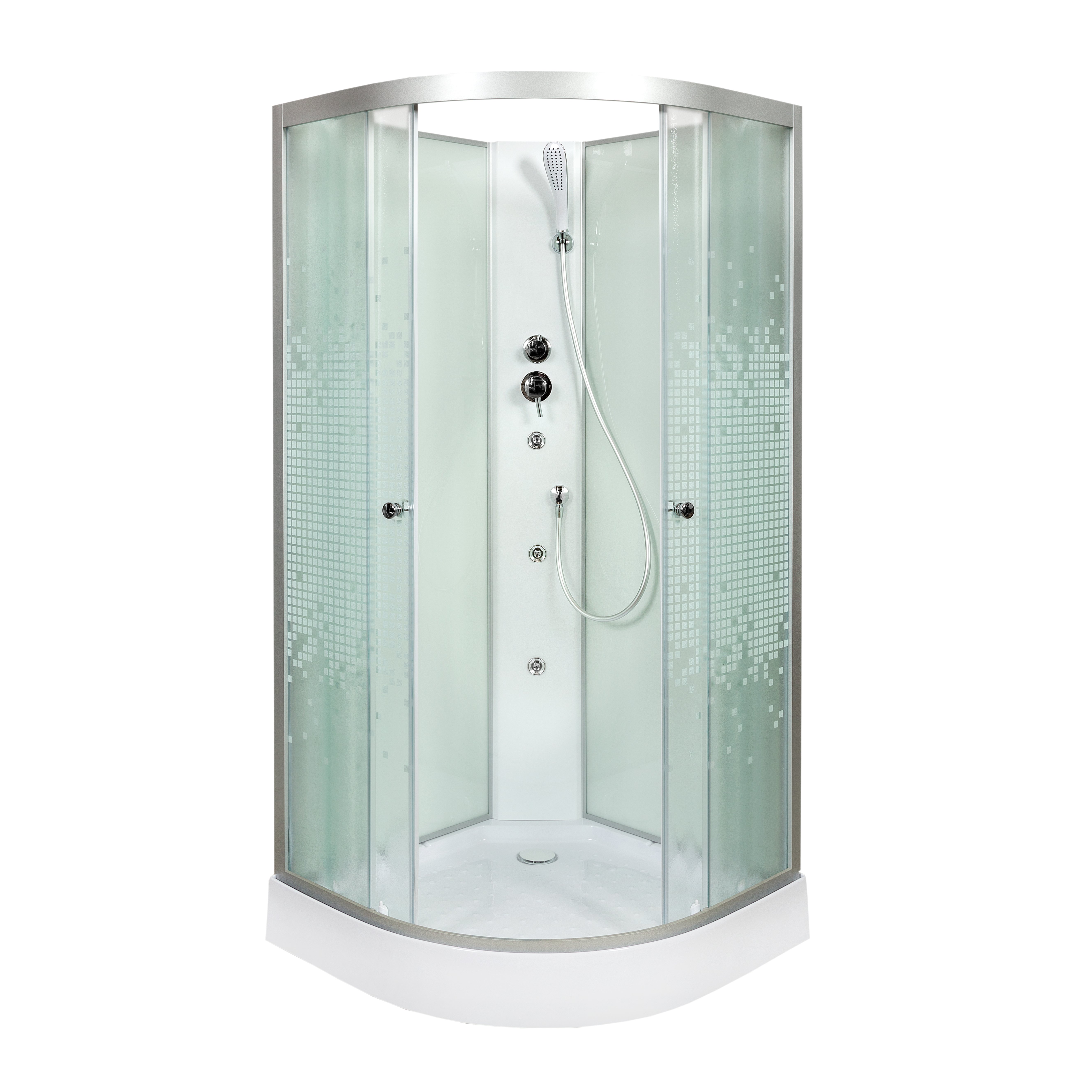 А01 LED с кнопкой Душевая кабина DETO Серия А L 901 N с гидромассажем - Вид №16