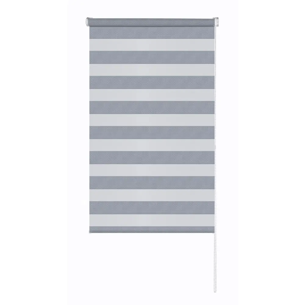 Рулонная штора день-ночь MIAMOZA Сиберия 60×160 см серая 89411454 STLM-1566174