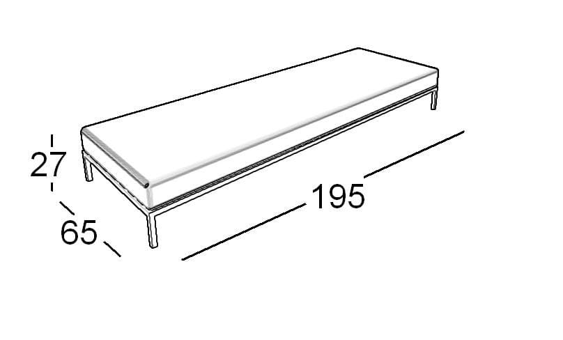 Мягкая скамья Luxy ARCH-00109344 - Вид №14