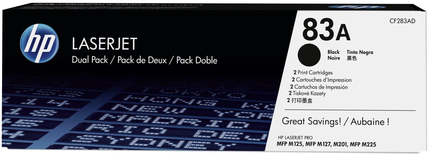 CF283A laserjet 83a black toner cartridge HP Santreyd 