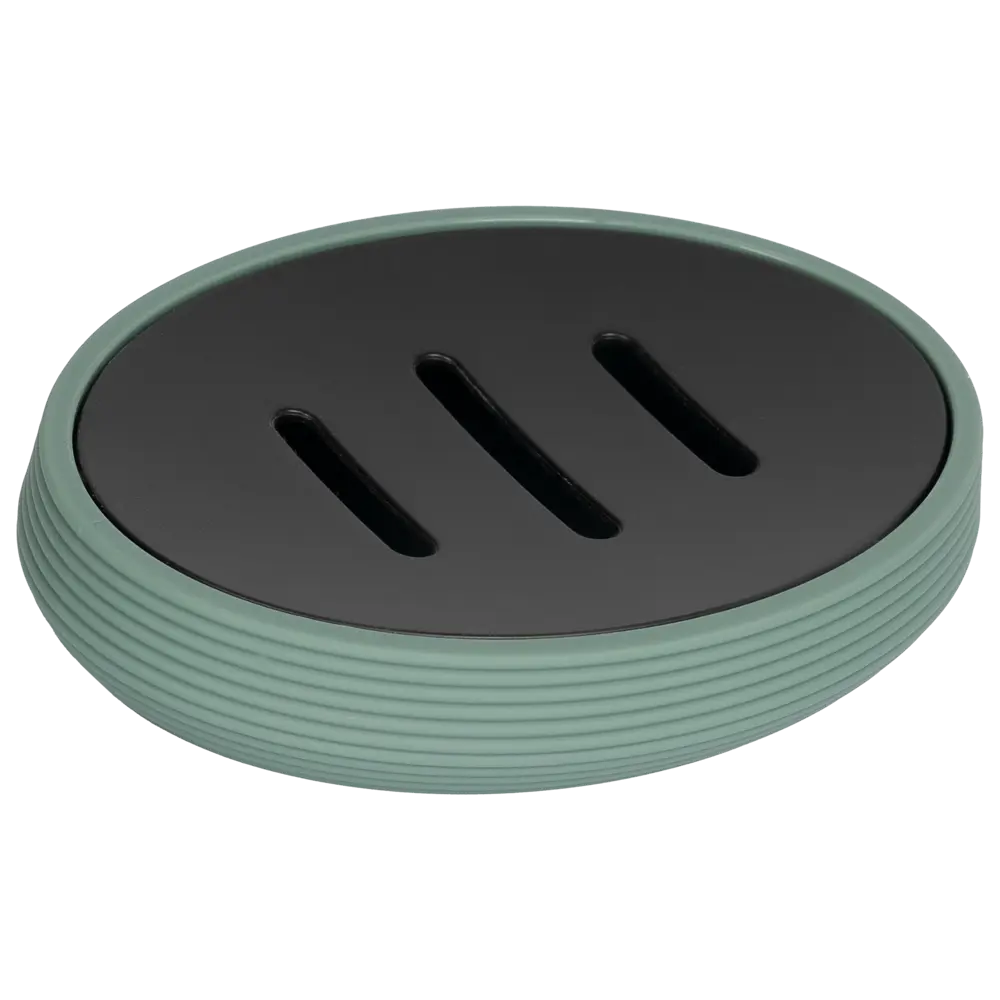 Мыльница Swensa Svir зеленый овал для ванной комнаты 89380211 STLM-1574691