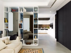 TM Italia Cucine Оборудованная стена со встроенным освещением