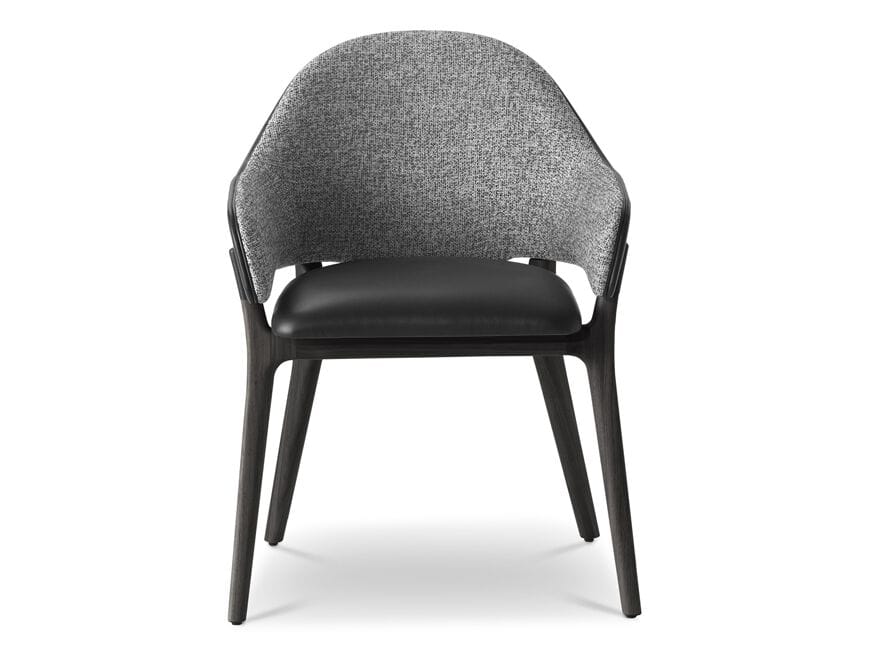 Мягкий стул из кожи и ткани с подлокотниками i 4 Mariani LIV ARCH-00023109 - Вид №4