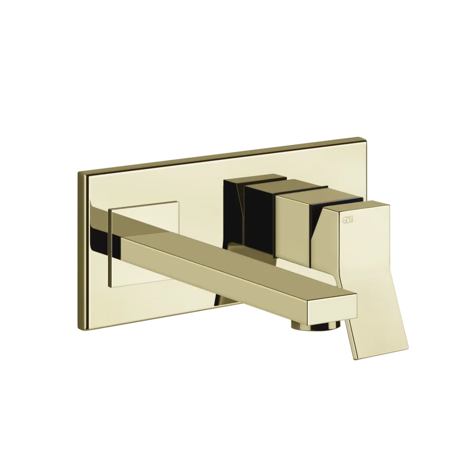 Смеситель для умывальника 53088 710 Gessi Rettangolo k ЛАТУНЬ PVD 53088710