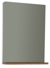 Зеркало Diamond + полка Gloss White-Gloss Belly / EM1045.01.BL Elmas