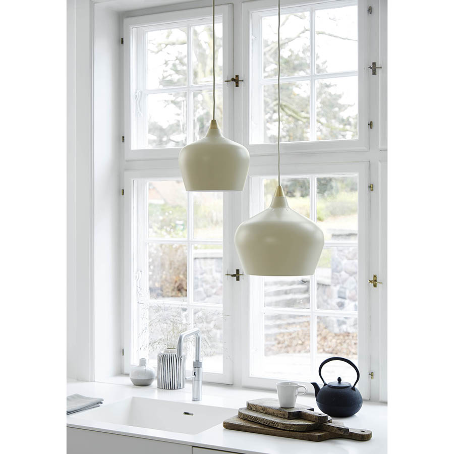 144166184001 Лампа подвесная cohen, 15хD16 см, белая матовая Frandsen  - Вид №2