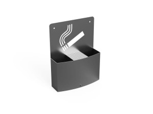 Стальная настенная пепельница для общественных мест