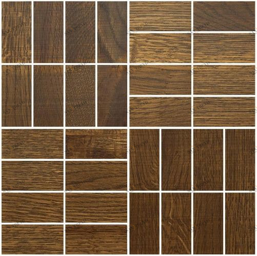 Мозаика и 3D панели из дерева Da Vinci Мозаика Comfort Old Wood 056 Дуб Селект (Гладкая) 288х288 мм 1301100056