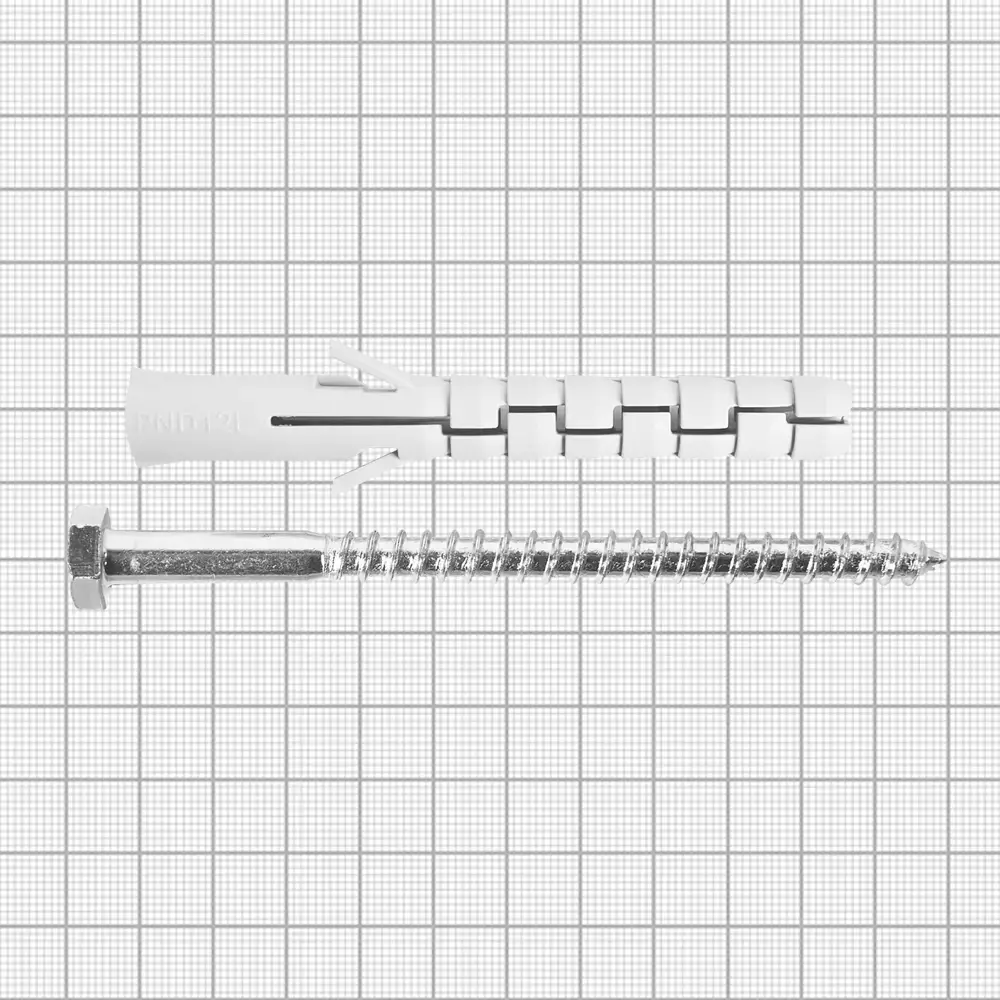 Дюбель распорный нейлоновый Dilwis 12x100мм 6 шт. в комплекте с шурупом STLM-2048700 - Вид №4