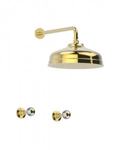 B3-173/BA/E
+ 034034 Bellosta Rubinetterie НАСТЕННАЯ ДУШЕВАЯ ГОЛОВКА Ø300 С РЫЧАГОМ + ЗАПОРНЫМИ КЛАПАНАМИ