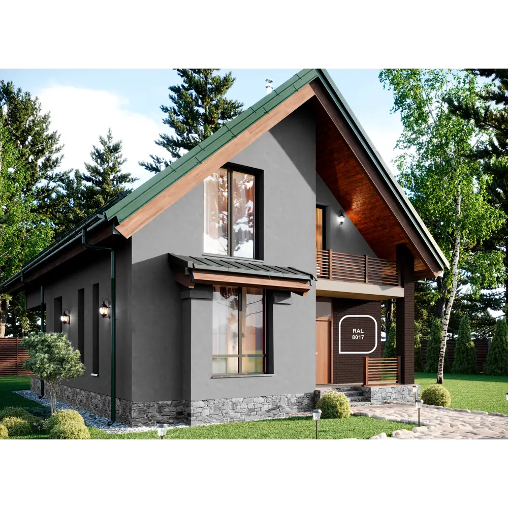 Jobi Siloxanfassad - фасадная краска с эффектом декоративной штукатурки, 5 л 87003760 STLM-1532087 - Вид №8