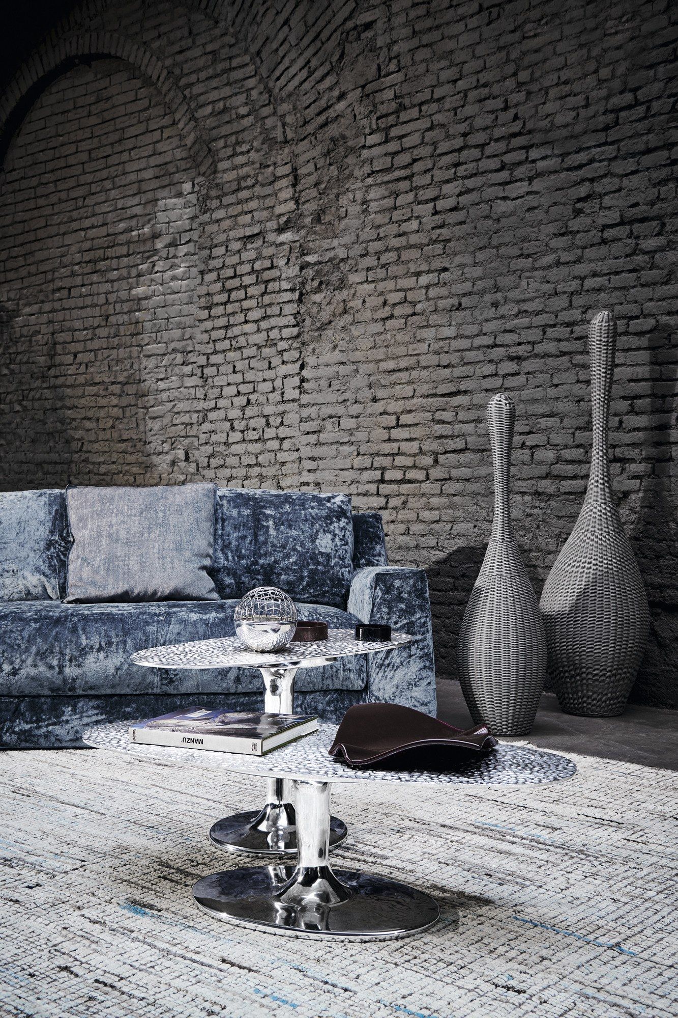 Изогнутый диван из ткани Gervasoni Loll ARCH-00002256 - Вид №2