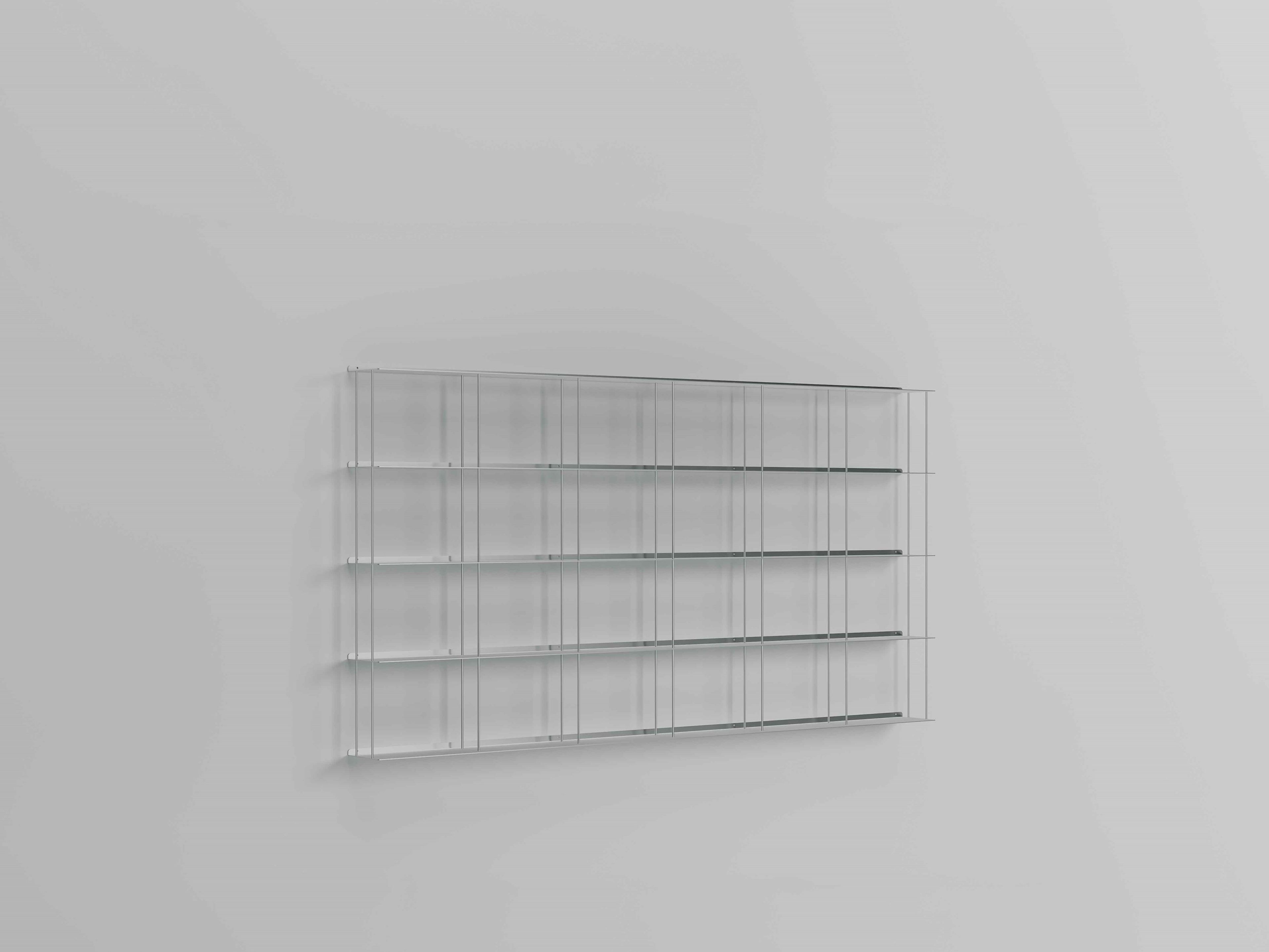 Алюминиевый секционный настенный книжный шкаф KRIPTONITE Krossing ARCH-00131150 - Вид №27