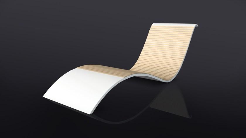 Zuri Design Шезлонг в твердой поверхности sun-id-1460694 - Вид №1