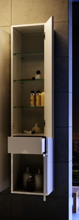 Malaga пенал  подвесной правый, цвет крафт темный, Mal.05.03/R/CD AQWELLA sun-id-277776 - Вид №1