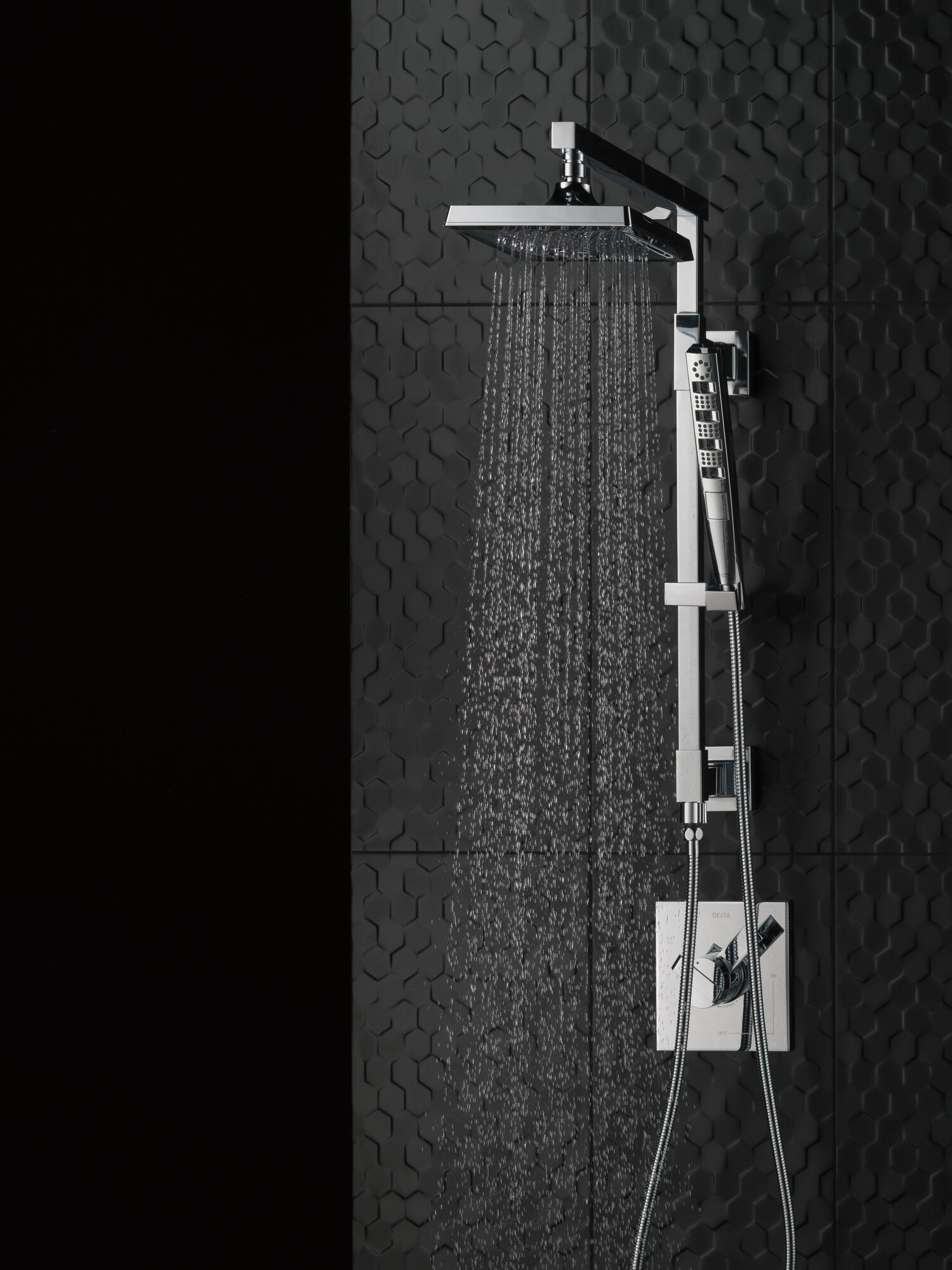 58410-PN Душевая колонна угловая 18 дюймов Delta Faucet Universal Showering Полированный никель  - Вид №10